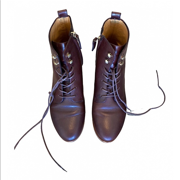 SEZANE Eugenie Leather Boots - Picture 8 of 16